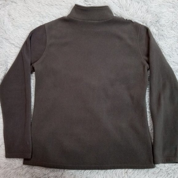 Cabela's Mens Shirt Jacket Fleece Green M Shacket Zip Long Sleeve Pullover - Picture 2 of 11